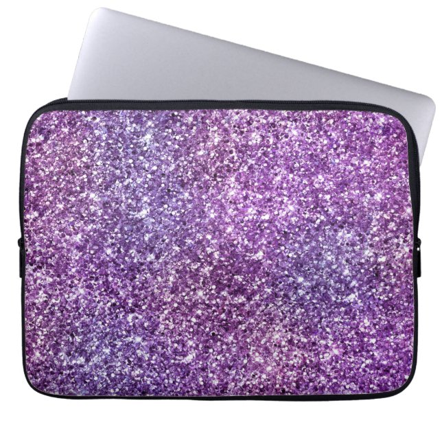 Capa Para Notebook Padrão de Na moda Roxo Elegante (Frente)