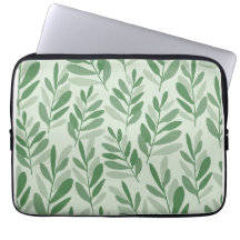 Padrão de Natureza Elegante Salvia e Folha de Oliv