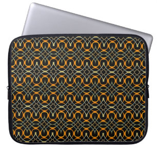 Capa Para Notebook Padrão de nós celticos de metal moderno