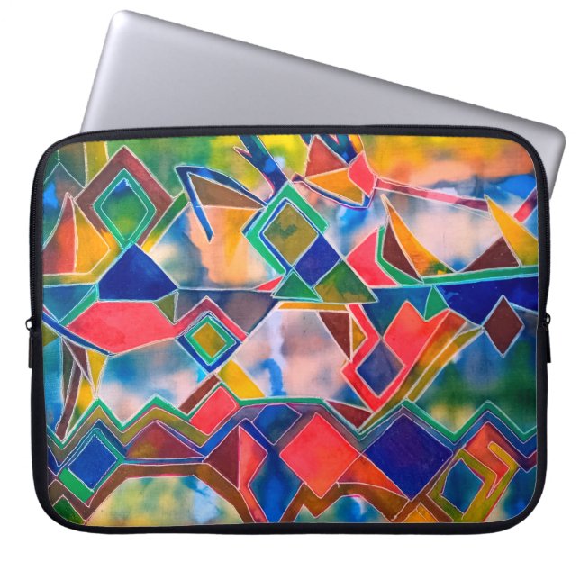 Capa Para Notebook Padrão de olhos (Frente)