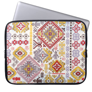Capa Para Notebook Padrão de ornamento de paisley de tapley indiano.