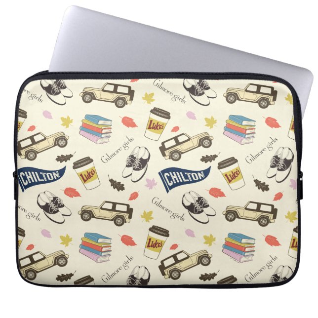 Capa Para Notebook Padrão de Outono da Chilton de Gilmore Girls (Frente)
