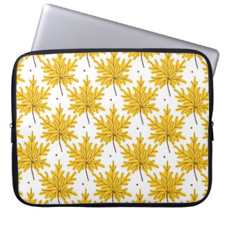 Capa Para Notebook Padrão de outono do Mapeamento de ouros