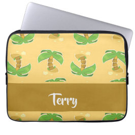 Capa Para Notebook Padrão de palmeiras tropicais