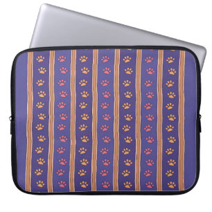 Capa Para Notebook Padrão de Pegada de Pata