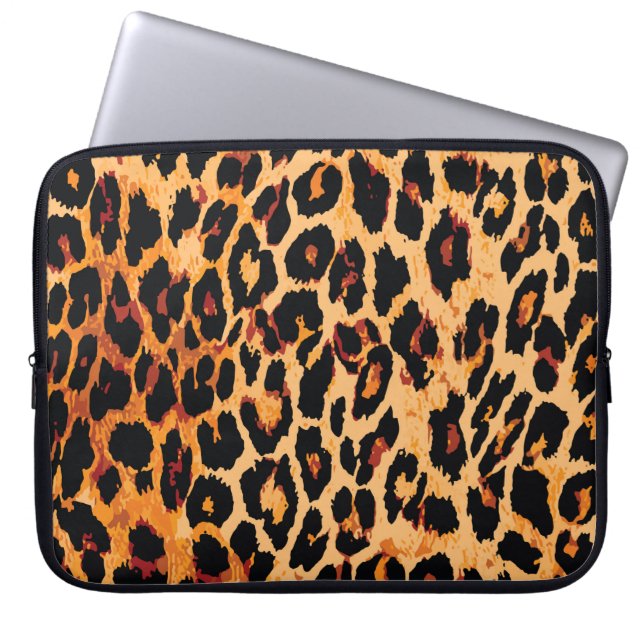 Capa Para Notebook Padrão de pele animal sem soldadura. (Frente)