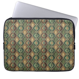 Capa Para Notebook Padrão de Pele de Cobra Geométrico Ornamentado Exó