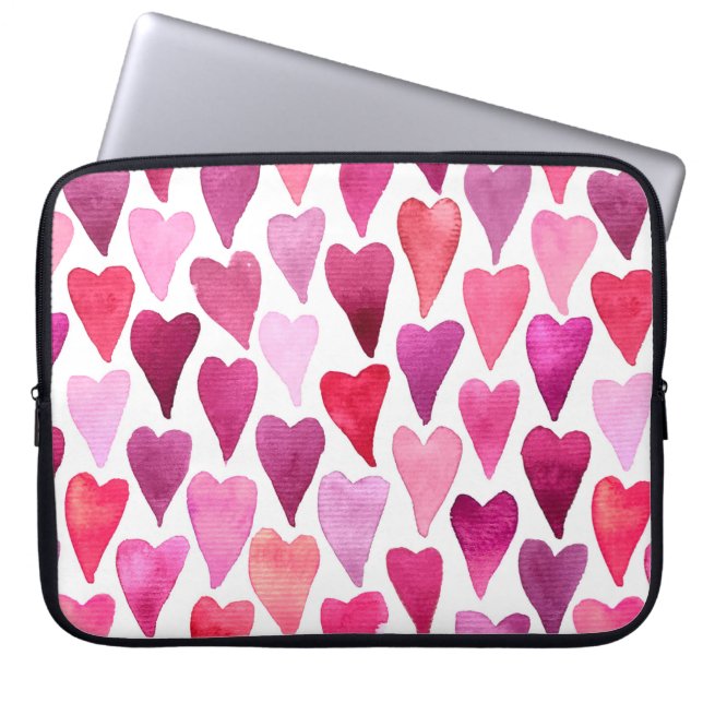 Capa Para Notebook Padrão de permuta do dia de São Valentim (Frente)