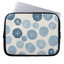 Capa Para Notebook Padrão de Ponto Mínimo Azul Costeiro