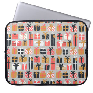 Capa Para Notebook Padrão de presentes de Natal