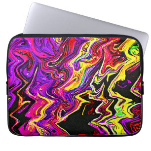 Capa Para Notebook Padrão de radiação vívida brilhante brilhante