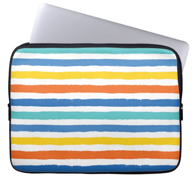Capa Para Notebook Padrão de Raspagem de Beachy Brilhante (Frente)
