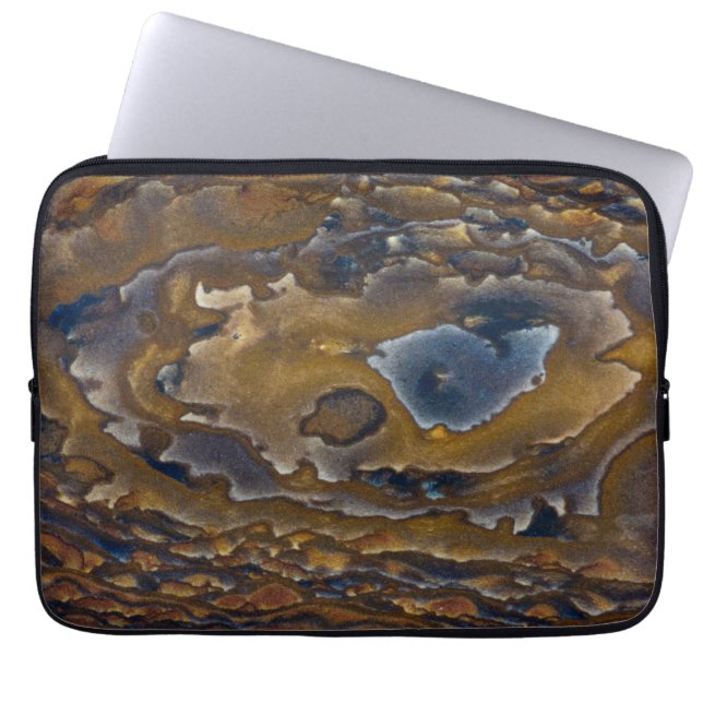Capa Para Notebook Padrão de redemoinho em Laje de Jasper (Frente)