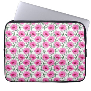 Capa Para Notebook Padrão de Rosas Vermelhas Florais-55501