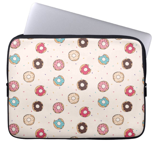 Capa Para Notebook Padrão de Rosquinha doce de açúcar (Frente)