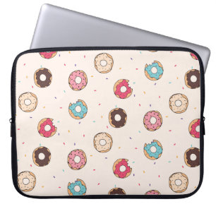 Capa Para Notebook Padrão de Rosquinha doce de açúcar