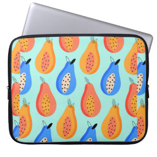 Capa Para Notebook padrão de safra. Fruta de verão de citros. illustr