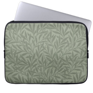 Capa Para Notebook Padrão de Salgueiro William Morris Antigo Verde Sa