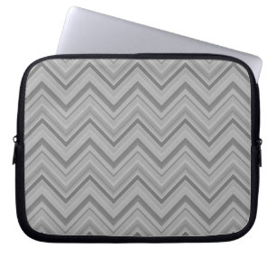 Capa Para Notebook padrão de stripes de cinza
