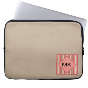 Capa Para Notebook Padrão de Stripes de Paprika
