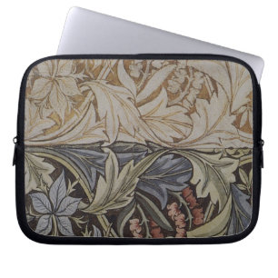 Capa Para Notebook Padrão de Tecido Antiquado da Tapeçaria Floral V