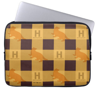 Capa Para Notebook Padrão de verificação da Xadrez HUFFLEPUFF™
