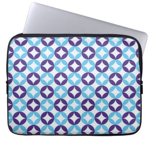 Capa Para Notebook Padrão delicado multicolorido azul