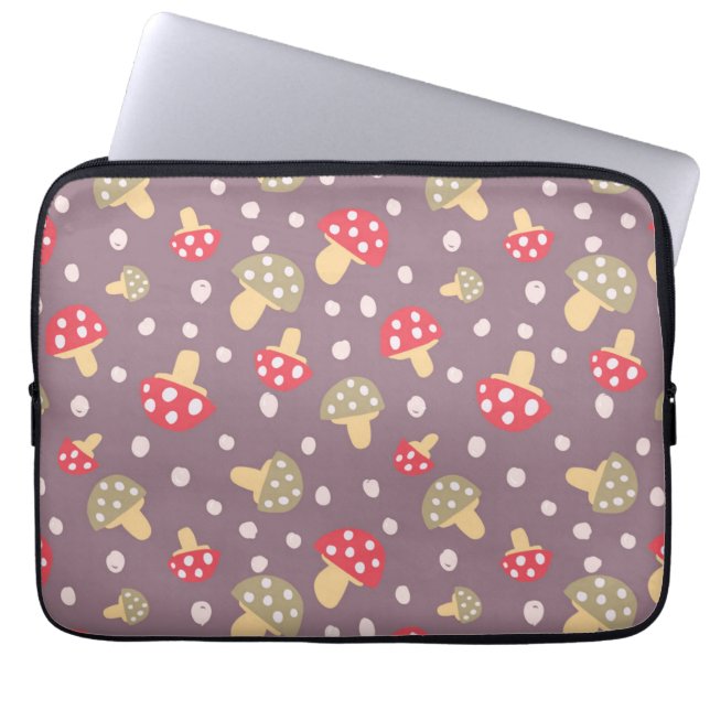 Capa Para Notebook Padrão do cogumelo (Frente)