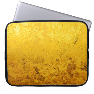 Capa Para Notebook Padrão DOURADO PURO/folha dourada