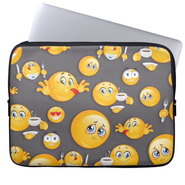 Capa Para Notebook Padrão Emoji 2 (Frente)