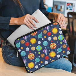 Capa Para Notebook Padrão Espacial, Planetas, Estrelas, Cosmos, Galáx