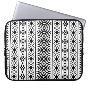 Capa Para Notebook Padrão étnico constante design vintageabstract, am