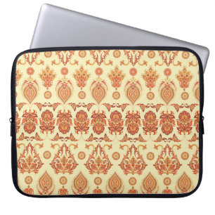 Capa Para Notebook Padrão Étnico Floral Folclórico Batik