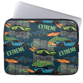 Capa Para Notebook Padrão Extremo de Corrida de Rua de Tóquio