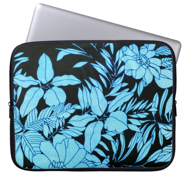 Capa Para Notebook Padrão Floral (Frente)
