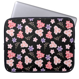 Capa Para Notebook Padrão Floral Aquarela