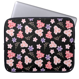 Capa Para Notebook Padrão Floral Aquarela