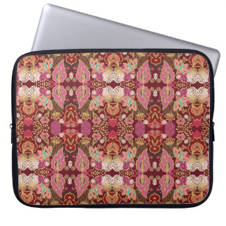 Capa Para Notebook Padrão floral caótico sem costura