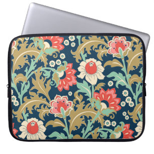 Capa Para Notebook Padrão floral colorido sem costura no estilo popul