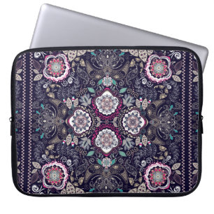 Capa Para Notebook Padrão floral de Paisley