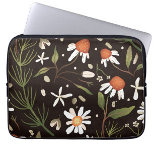 Capa Para Notebook Padrão Floral de Superfície Moda Primavera        