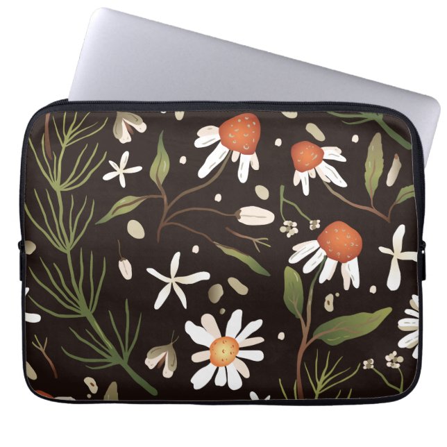 Capa Para Notebook Padrão Floral de Superfície Moda Primavera         (Frente)