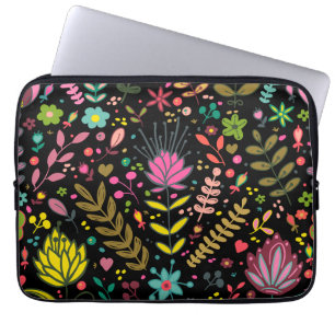 Capa Para Notebook Padrão Floral de Superfície - Papel de parede Flor