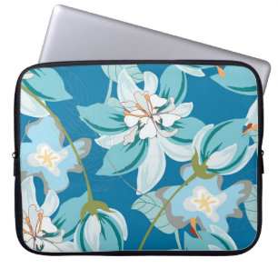 Capa Para Notebook Padrão floral, design de flor versátil.