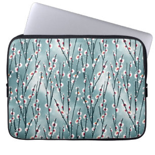 Capa Para Notebook Padrão Floral do Flor do Flor de Plum primavera