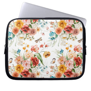 Capa Para Notebook Padrão Floral do Jardim