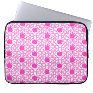 Capa Para Notebook Padrão floral fofo de fundo