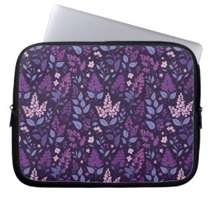 Capa Para Notebook Padrão Floral Lilac Vibrante