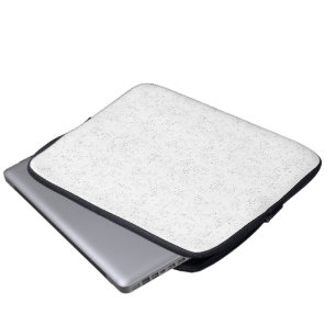 Capa Para Notebook Padrão Floral Monocromático – Arte Elegante e Sem