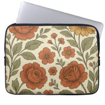 Padrão Floral Outono Vintage – Botânica Rústica